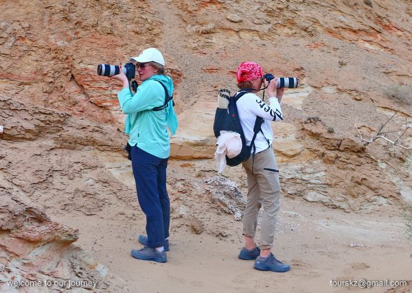 photo hunting in the Aktau mountains, Altyn-Emel park